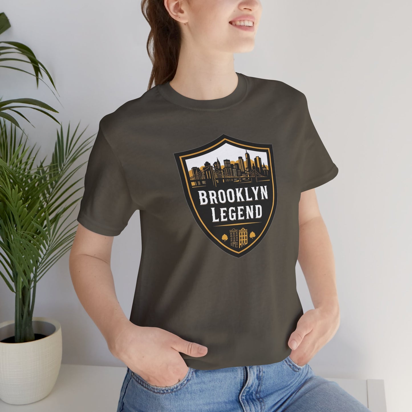 Brooklyn Legend T-Shirt | Unisex Graphic Tee for NYC Lovers, Casual Wear, Gift for Friends, Urban Fashion, Travel Souvenir Apparel