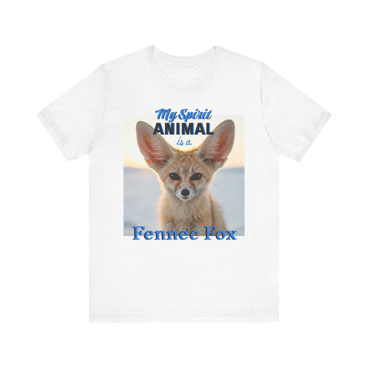 Fennec Fox Spirit Animal Tee - Unisex Short Sleeve Shirt - Fox Lovers - Schmartypants