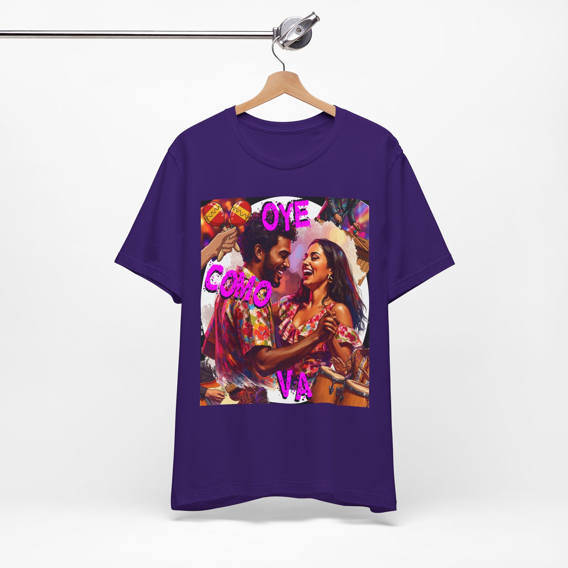 'Oye Como Va' Santana Inspired Tee for fans of Classic Rock and Latin Music - Schmartypants