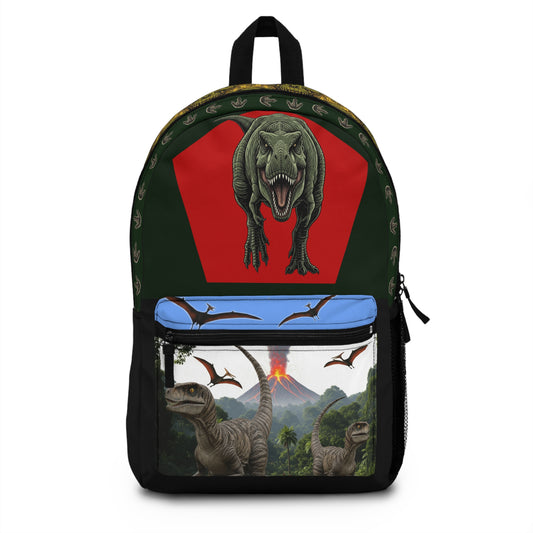 Dinosaur Adventure Backpack, Kids Backpack, School Bag, Fun Dinosaur Backpack, T-Rex Design, Jurassic Era Gear, Prehistoric Gift