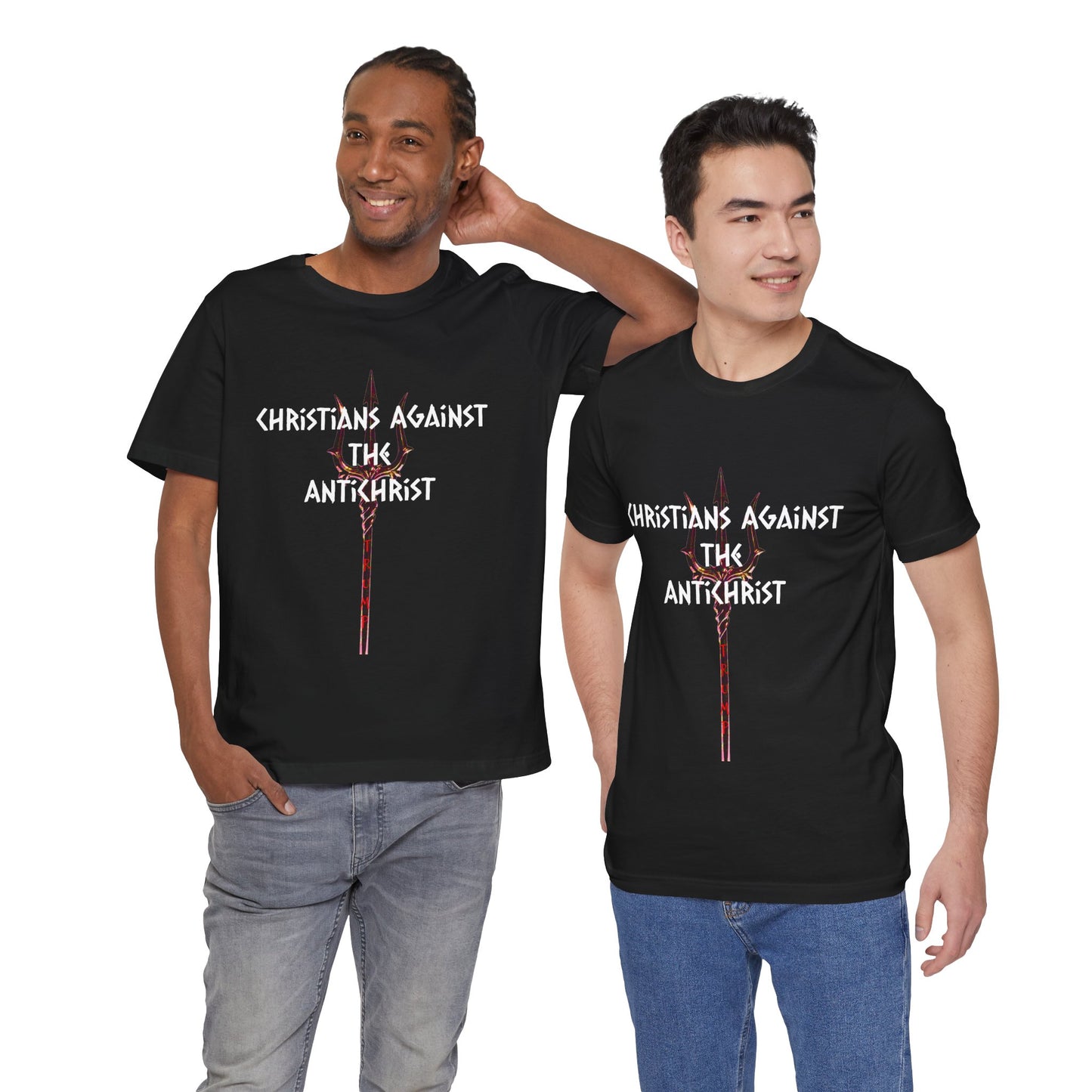 Christians Against the Antichrist Unisex Tee | Faith-Based T-Shirt, Christian Apparel, Spiritual Gifts, Casual Wear, Religious [...]