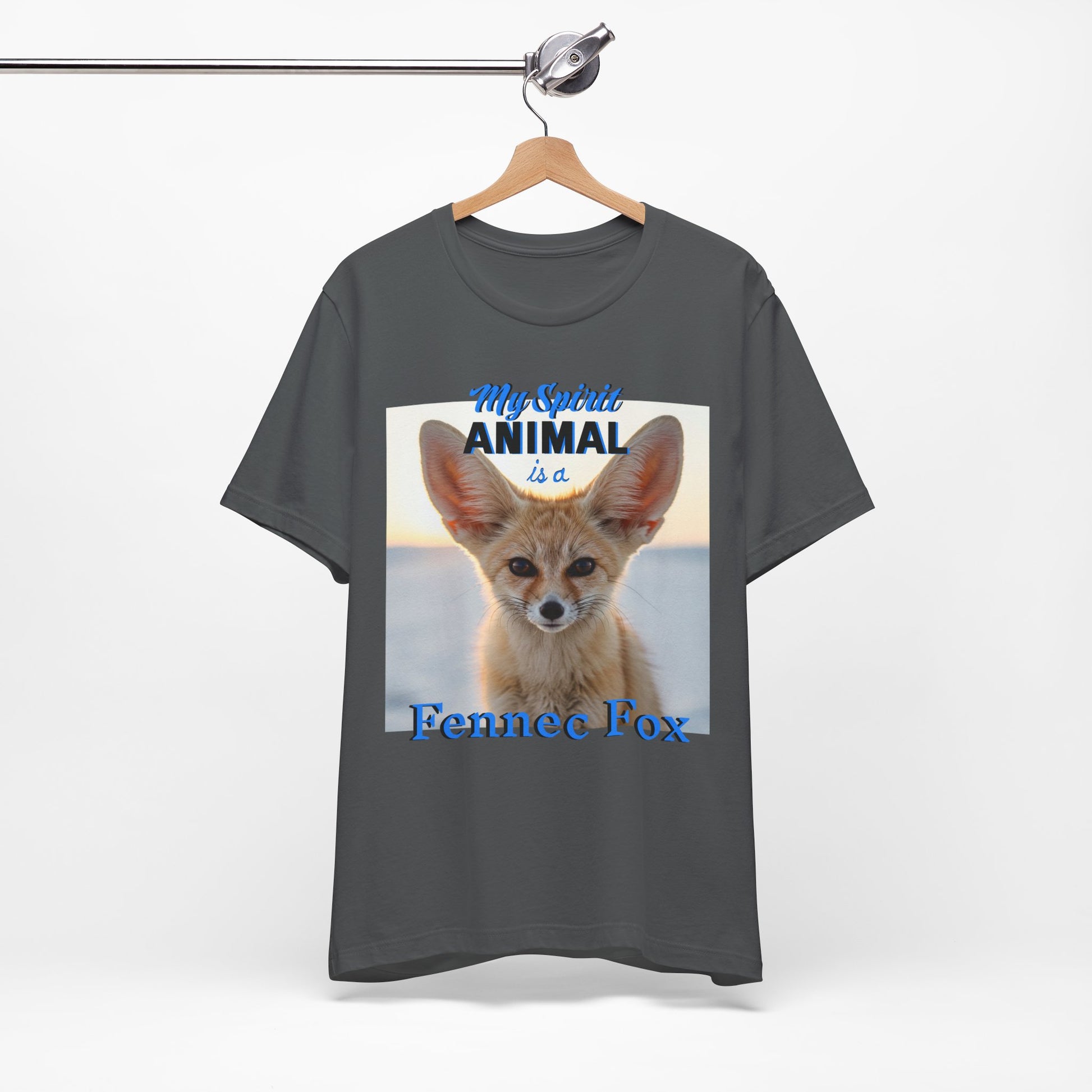 Fennec Fox Spirit Animal Tee - Unisex Short Sleeve Shirt - Fox Lovers - Schmartypants