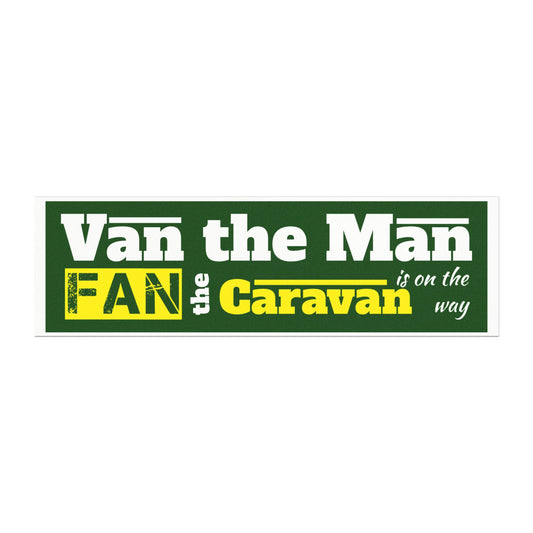 Van the Man Car Magnet - Fun Caravan Fan Decor for Van Life Enthusiasts - Schmartypants