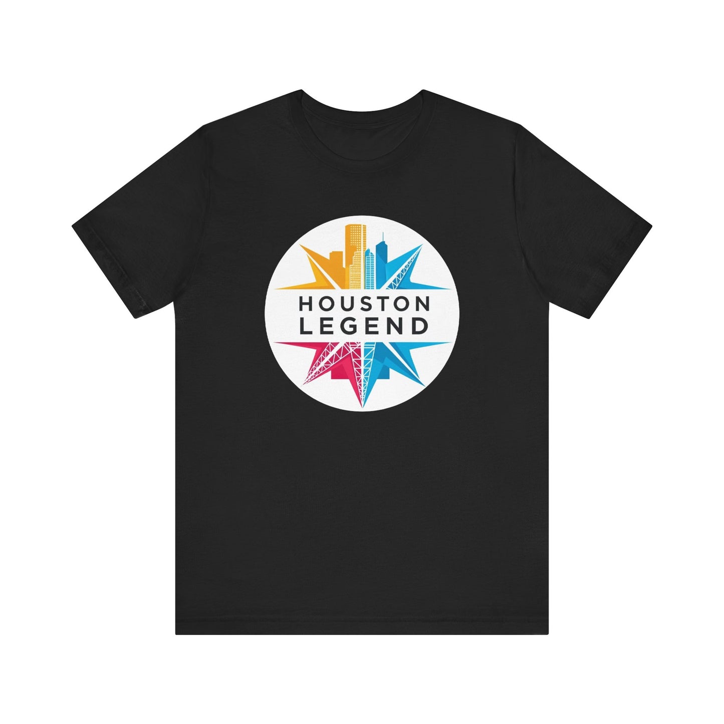 Houston Legend Short Sleeve Tee, Unisex T-Shirt, Houston Souvenir, Urban Fashion, Casual Wear, Gift for Houston Lovers