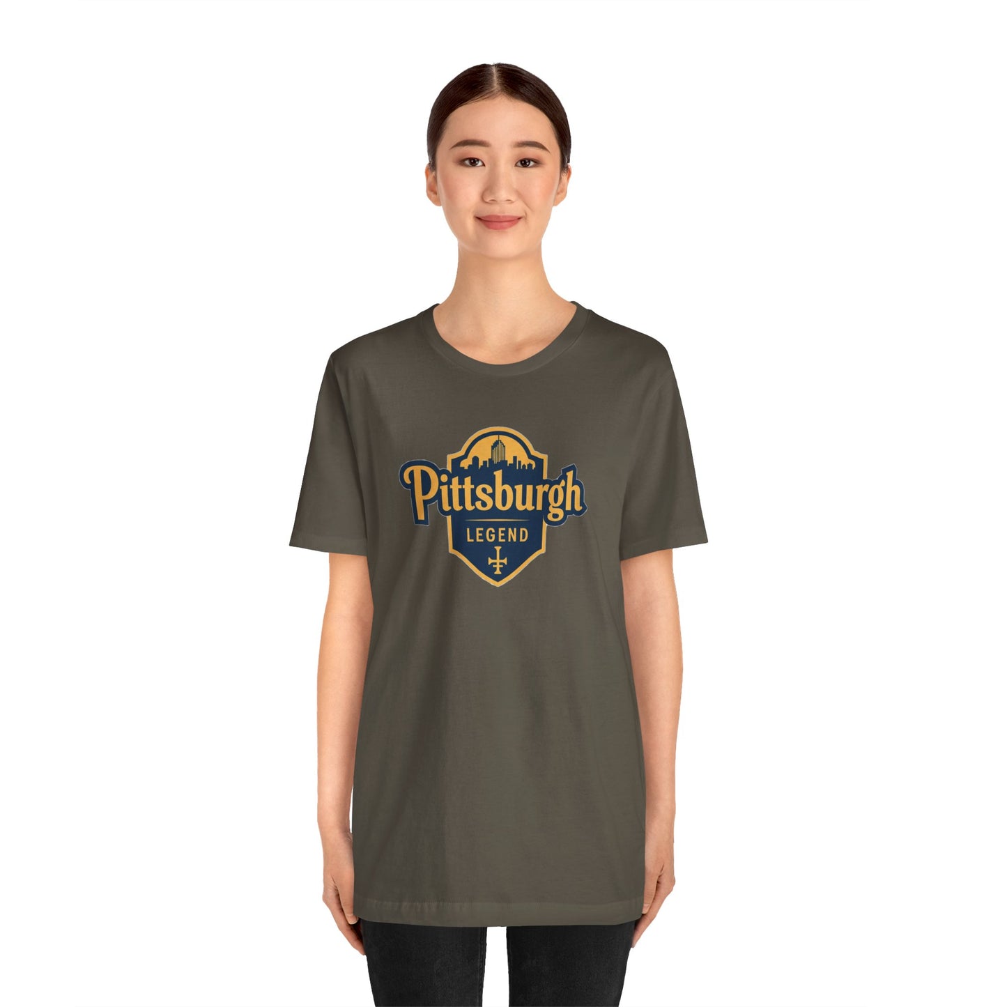 Pittsburgh Legend Tee - Unisex Jersey Short Sleeve T-Shirt, Perfect for Sports Fans, Gifts, Casual Wear, Team Spirit, Pittsburgh Souvenir Tee