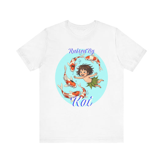 Koi Fish Art Tee, Playful Graphic Shirt, Unisex Summer T-Shirt, Anime Inspired Apparel, Fun Gift for Kids and Teens - Schmartypants