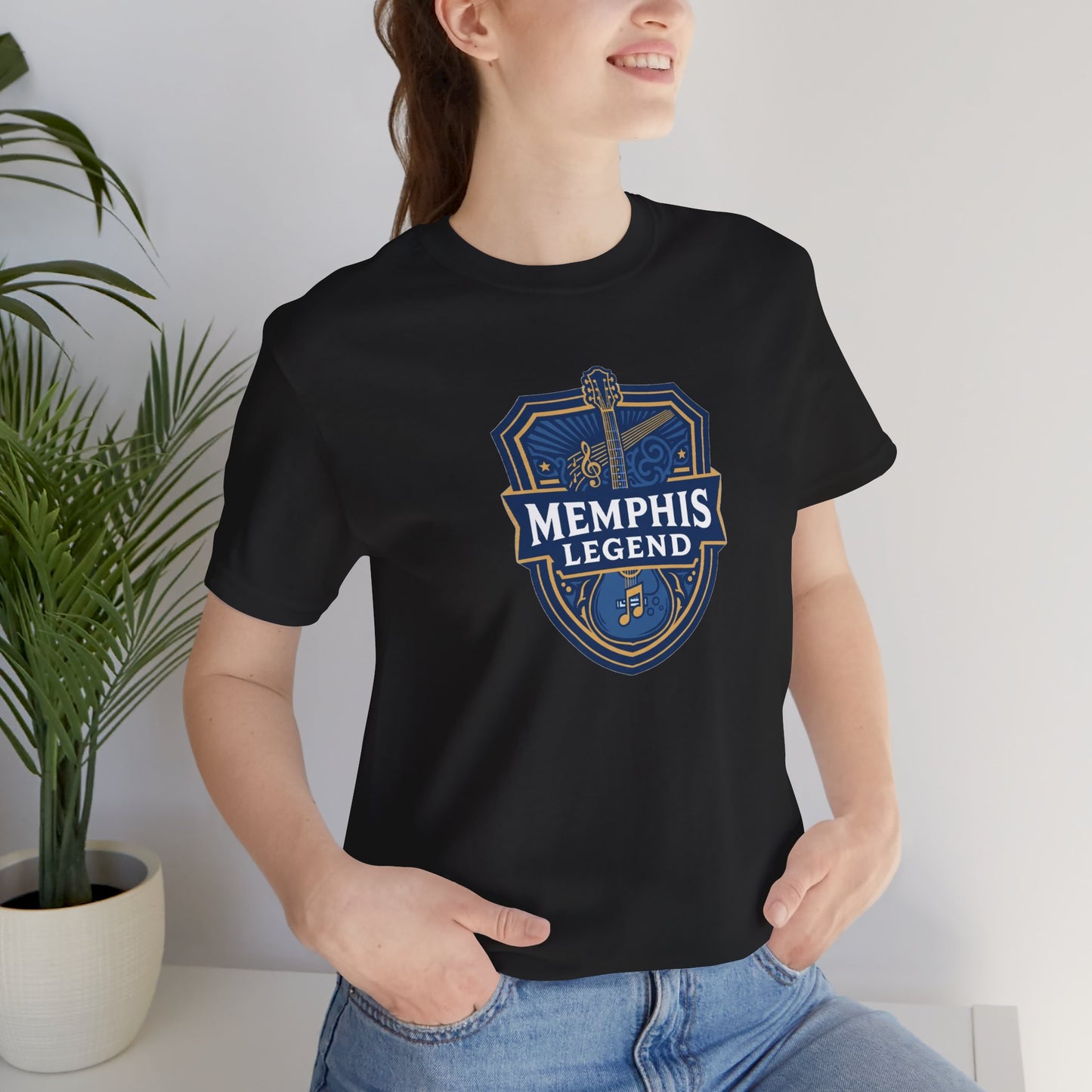 Memphis Legend Unisex Tee, Graphic Tee, Sports Fan Shirt, Casual Wear, Gift for Sports Lovers, Musicians, Memphis Souvenir T-Shirt