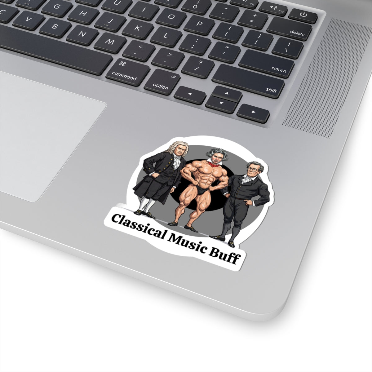 Hilarious Classical Music Buff Stickers | Fun Decor for Music Lovers, Gift for Musicians, Laptop | Funny Classical Composers Design - Schmartypants