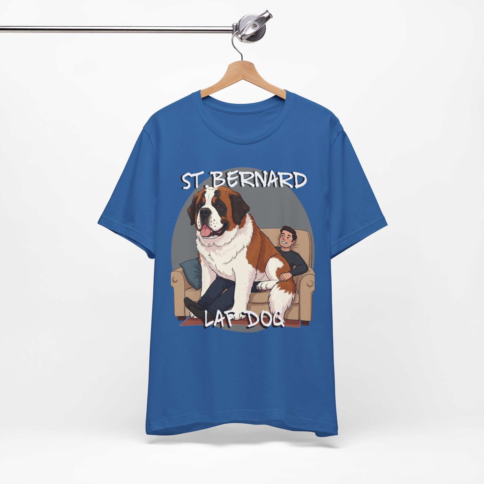 St. Bernard Funny Dog Tee - Unisex Jersey Short Sleeve T-Shirt - Schmartypants