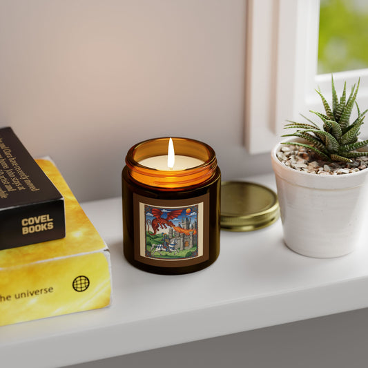 Whimsical Dragon Scented Candle - Coconut Apricot Wax | Home Decor, Gift for Dragon Lovers, Cozy Ambiance, Relaxation Essential, [...]