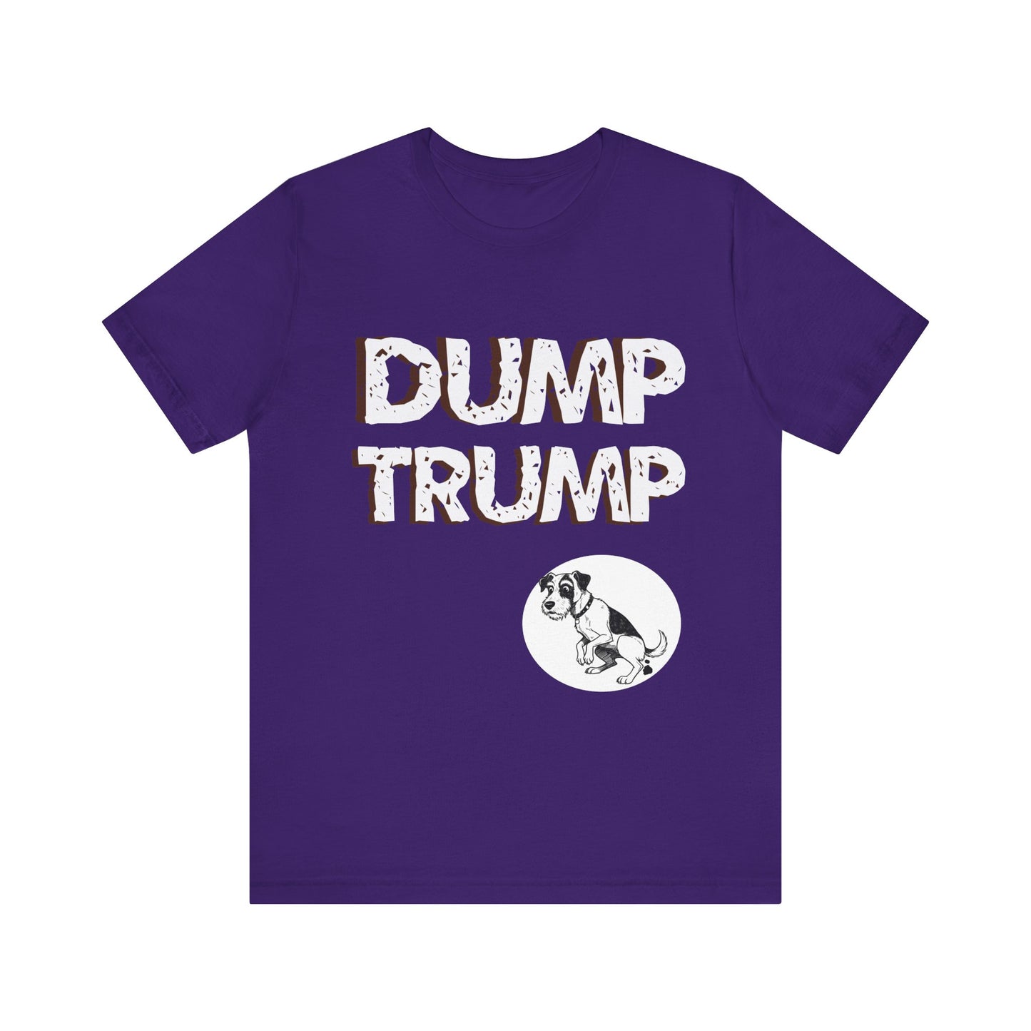 Funny Protest Unisex Jersey Tee - "Dump Trump" Graphic - Activist Wear - Schmartypants