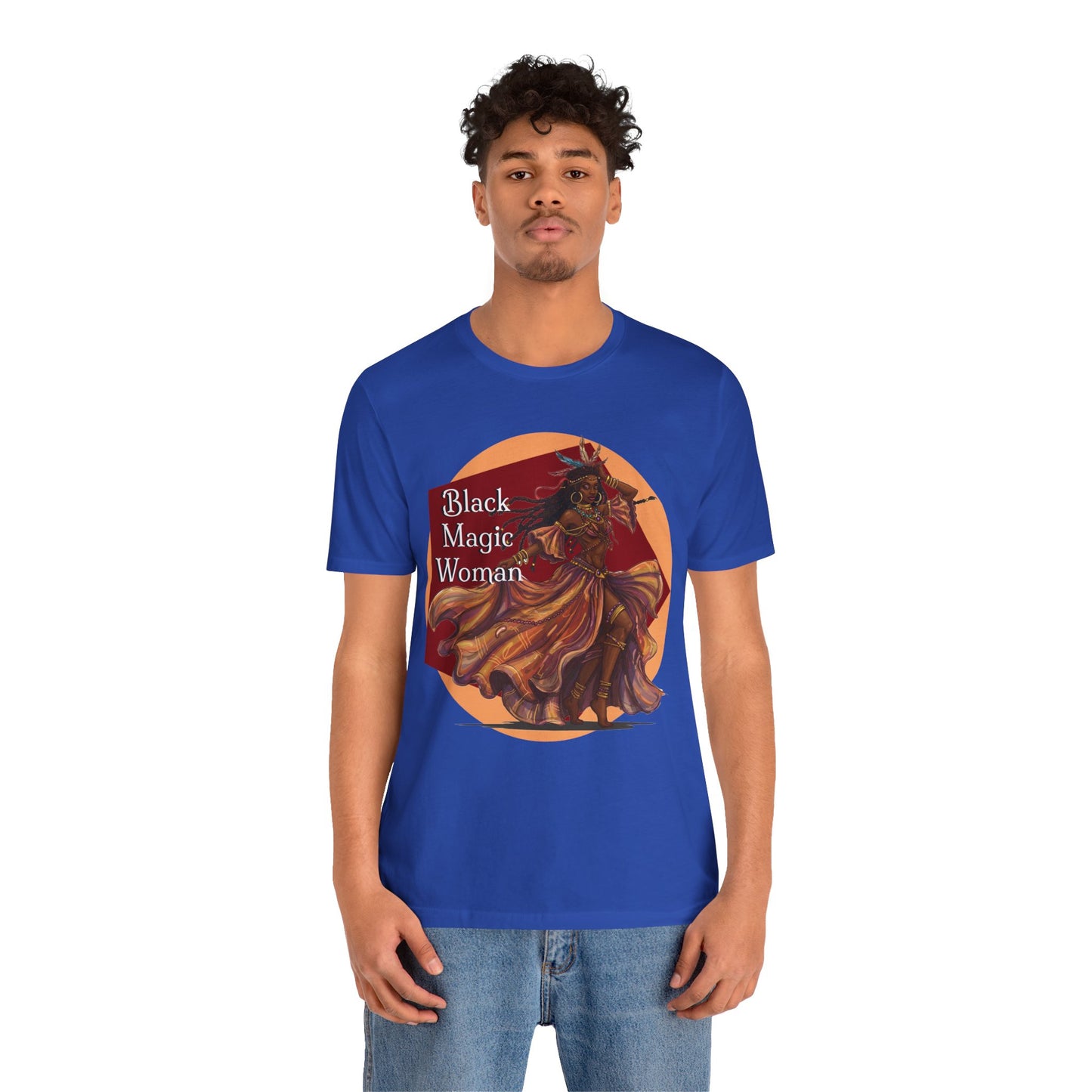 'Black Magic Woman' Tee, Witchy Apparel, Boho T-Shirt, Festival Outfit, Classic Rock Fans, Santana, Fleetwood Mac - Schmartypants