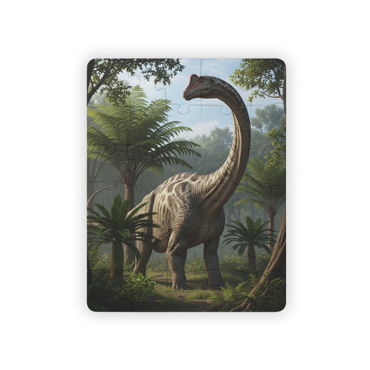 Apatosaurus Dinosaur Puzzle, Kids' Educational Fun, 30-Piece Puzzle, Learning Activity, Gifts for Kids, Dino Themed Puzzle, Jurassic Toy