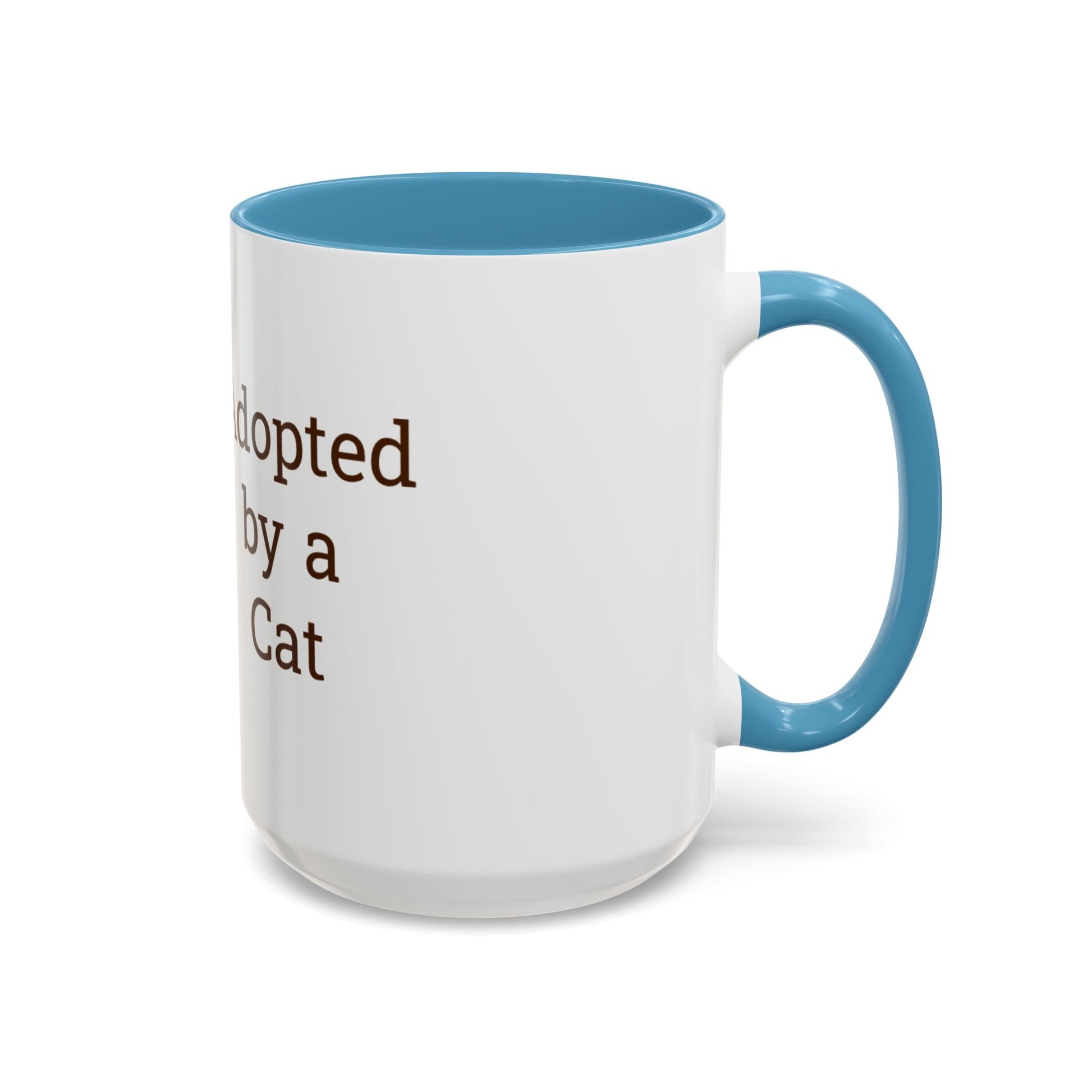 Adopted by a Cat Accent Coffee Mug - Perfect Gift for Cat Lovers - Funny Cat - Feline Humor - Schmartypants