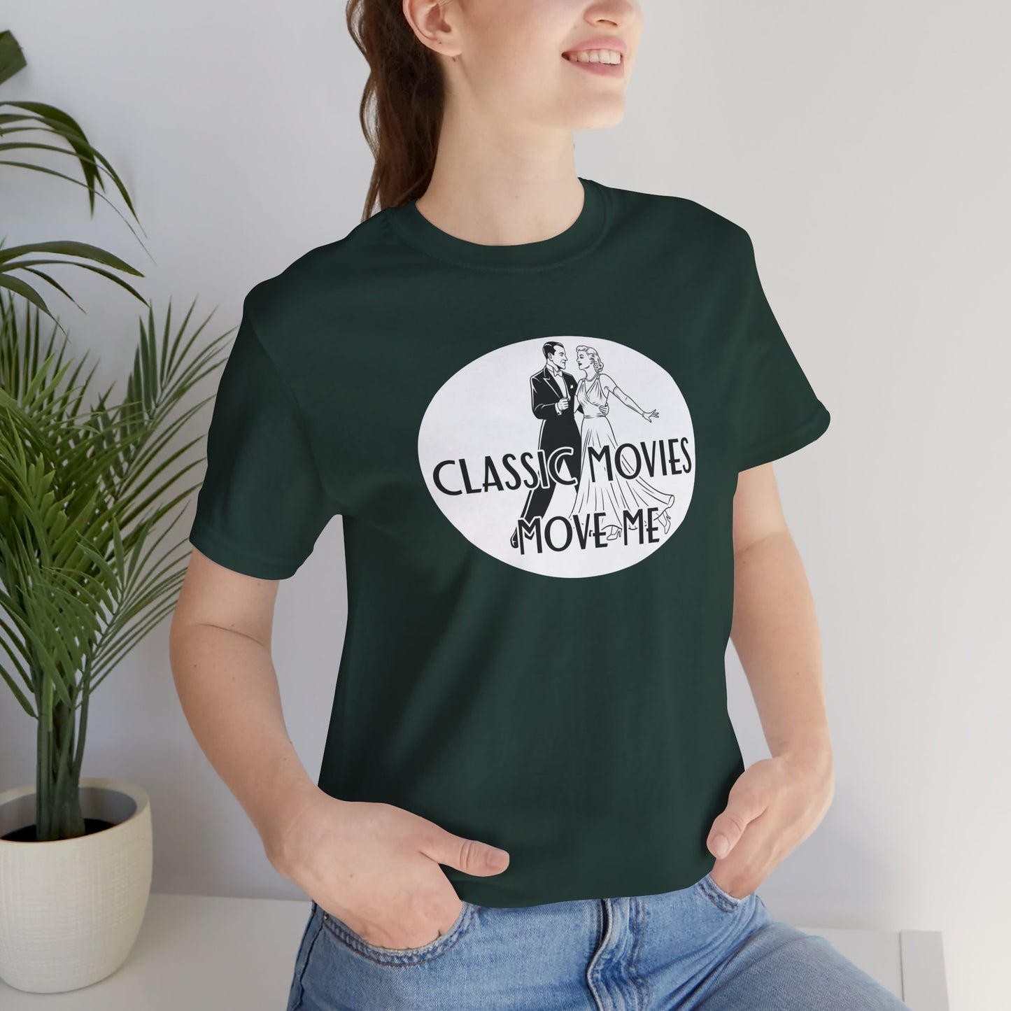 Classic Movies Move Me Unisex Tee - Retro Film Lover's Shirt, Movie Night Apparel, Gift for Film Buffs, Vintage Cinema Fan Tee