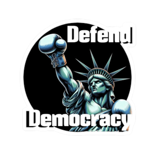 Defend Democracy Kiss-Cut Stickers - Empowering Political Decals for Activists - Schmartypants