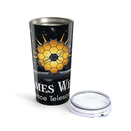 Cosmic Adventure 20oz Tumbler, Space Lover Gift, Celestial Travel Mug, Astronomy Enthusiast, Galactic Theme, James Webb Design