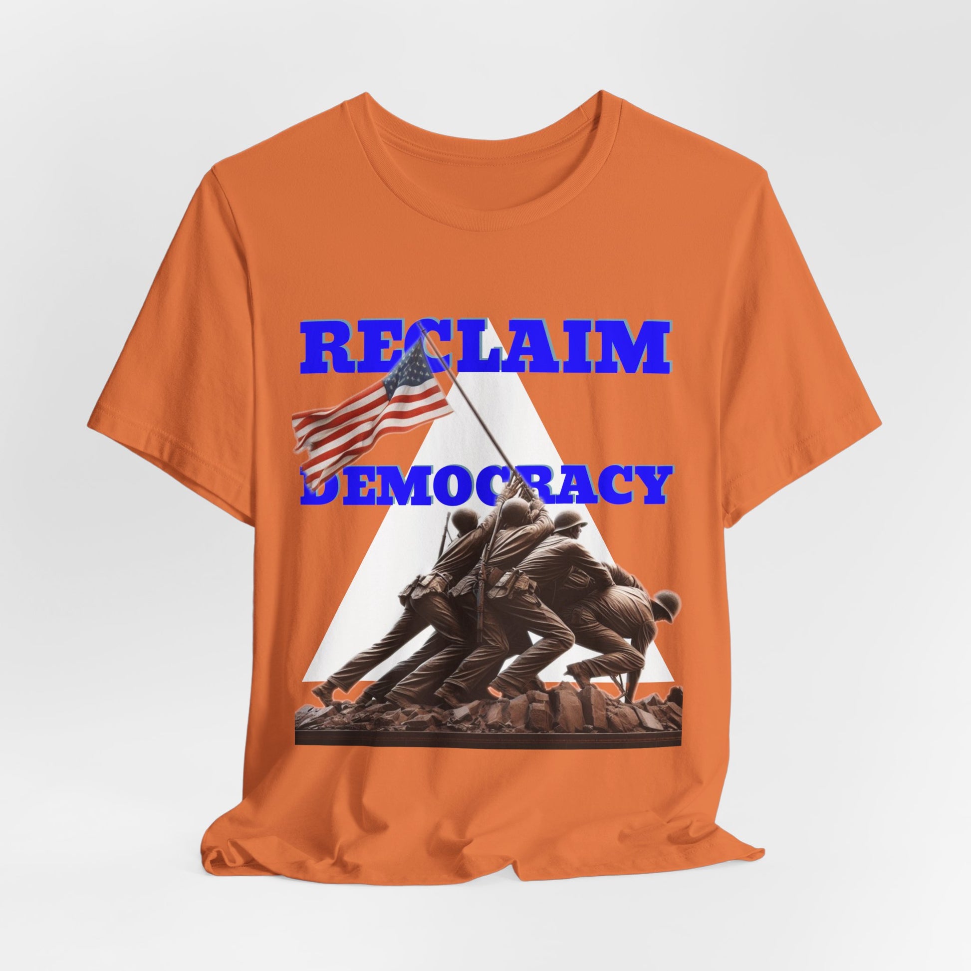 Reclaim Democracy Unisex Jersey Tee - Soft Cotton Activist Shirt - Protest Wear - Schmartypants
