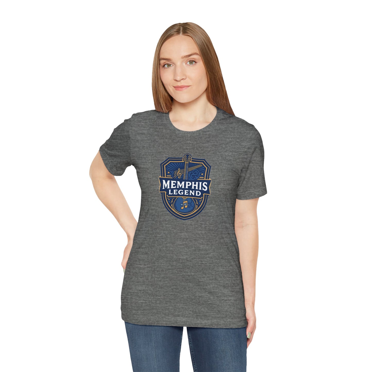 Memphis Legend Unisex Tee, Graphic Tee, Sports Fan Shirt, Casual Wear, Gift for Sports Lovers, Musicians, Memphis Souvenir T-Shirt