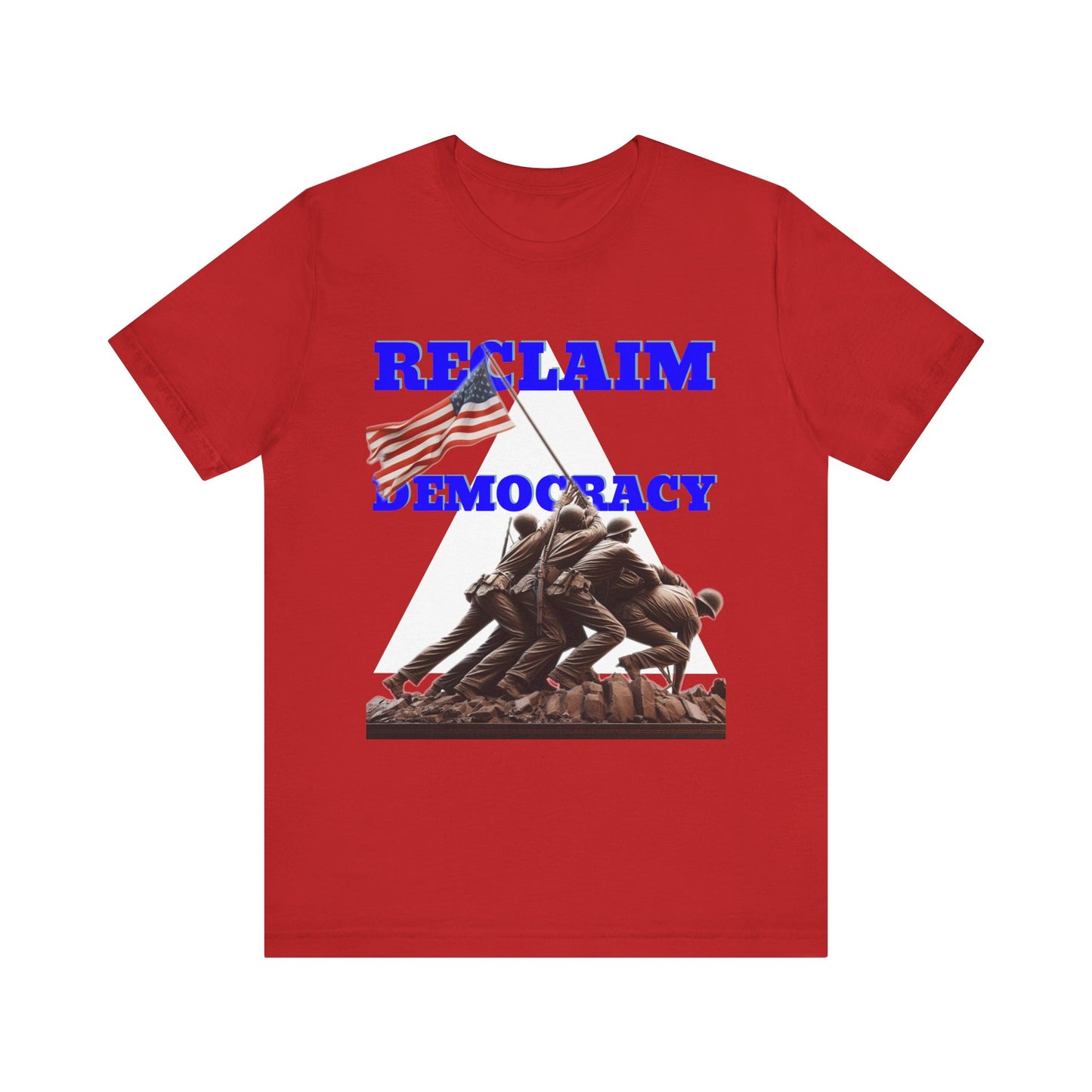 Reclaim Democracy Unisex Jersey Tee - Soft Cotton Activist Shirt - Protest Wear - Schmartypants