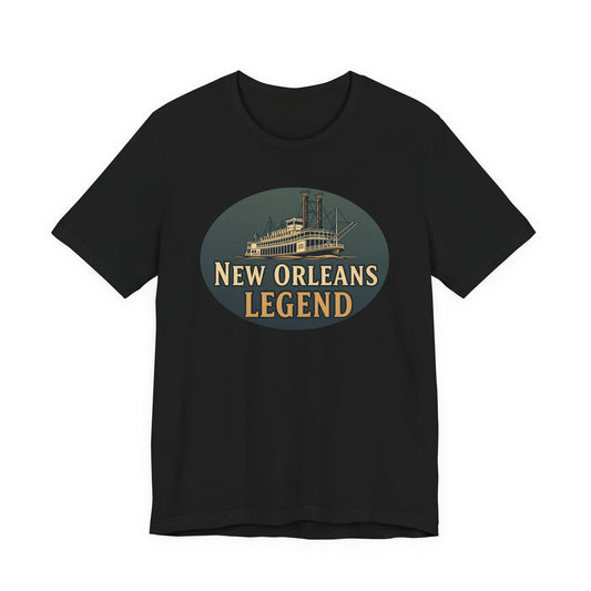 New Orleans Legend Tee - Unisex Jersey Short Sleeve Shirt, Perfect for Mardi Gras, Travel Souvenir, Gift for Fans, Vintage Style