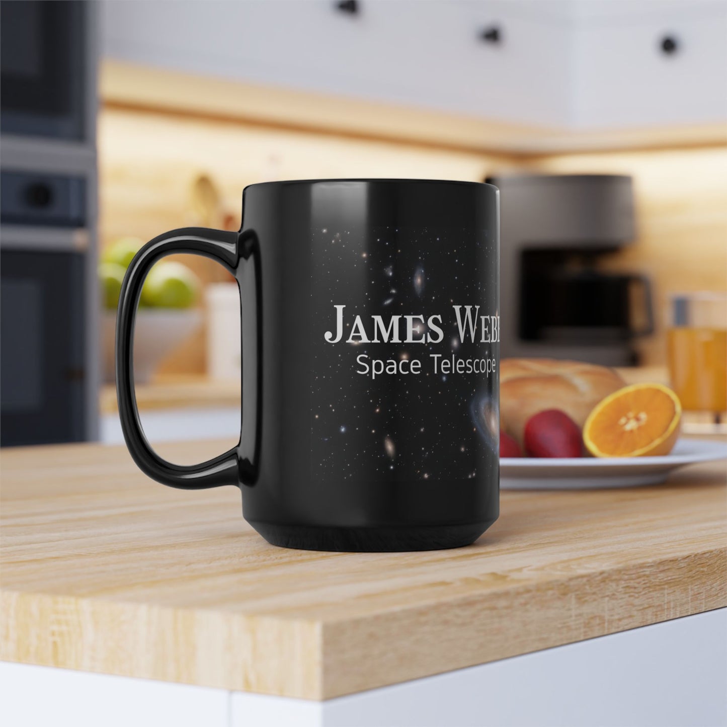 Astronomy Mug James Webb Space Telescope Design, Space Lover Coffee Cup, Gift for Stargazers, Galaxy Drinkware, Science Enthusiast Mug