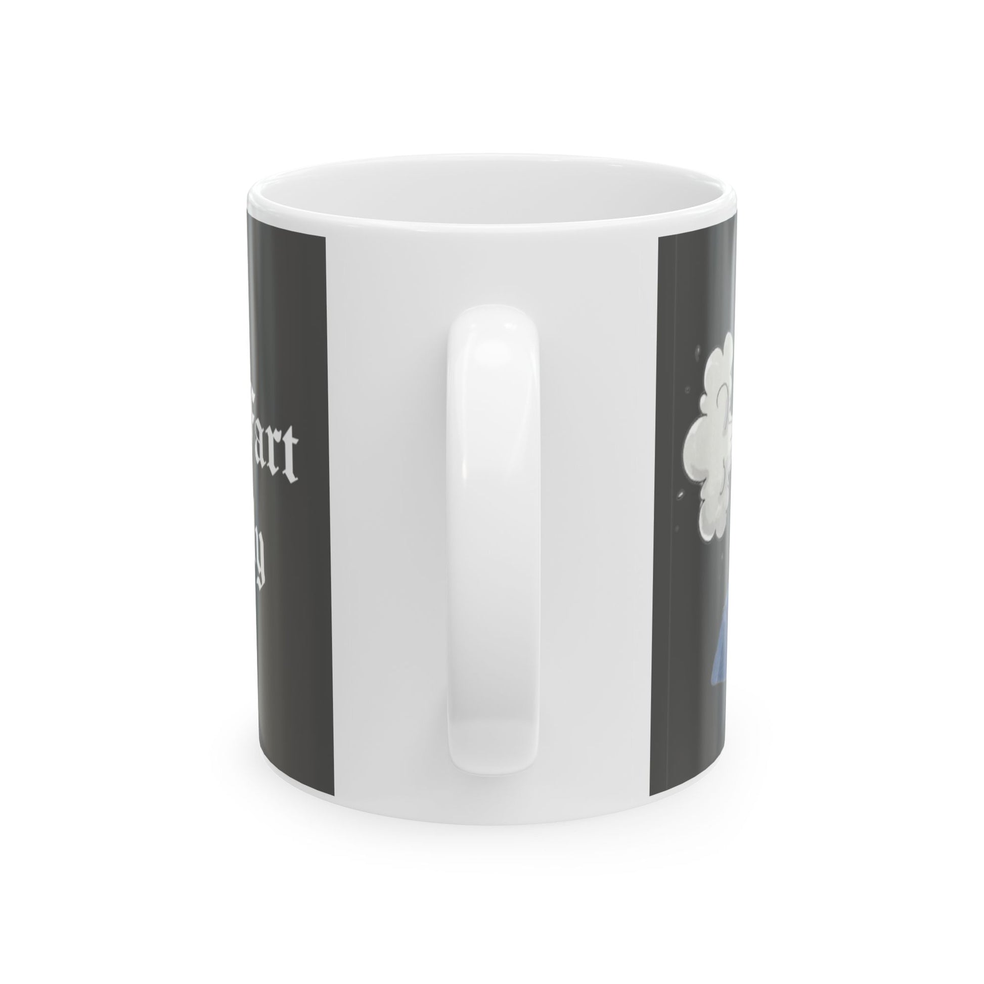 Funny Benjamin Franklin Ceramic Mug - Brainstorming Gift for Intellectuals - Schmartypants