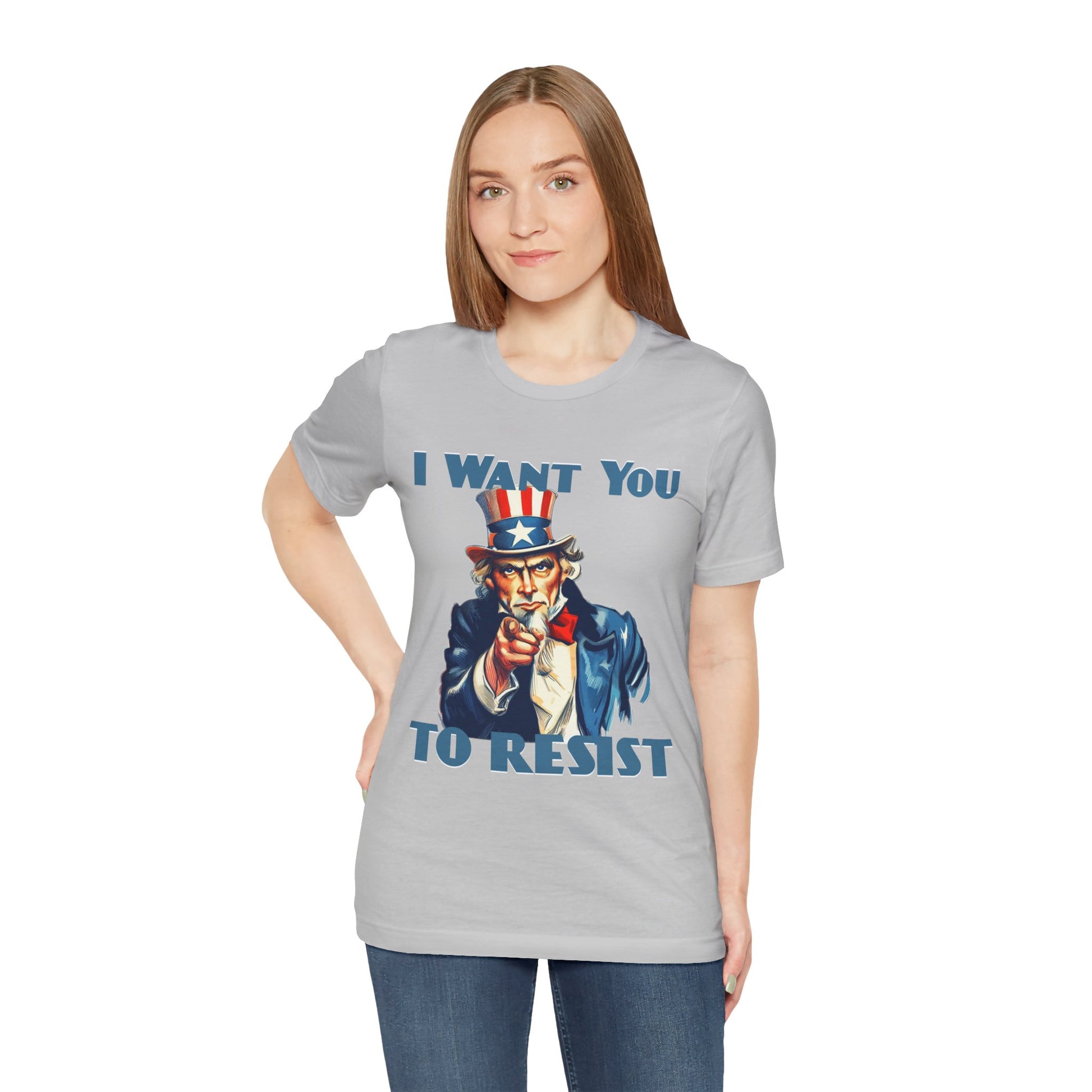 Vintage Uncle Sam 'I Want You to Resist' Unisex Tee - Protest Wear - Clever Resist Tee - Schmartypants