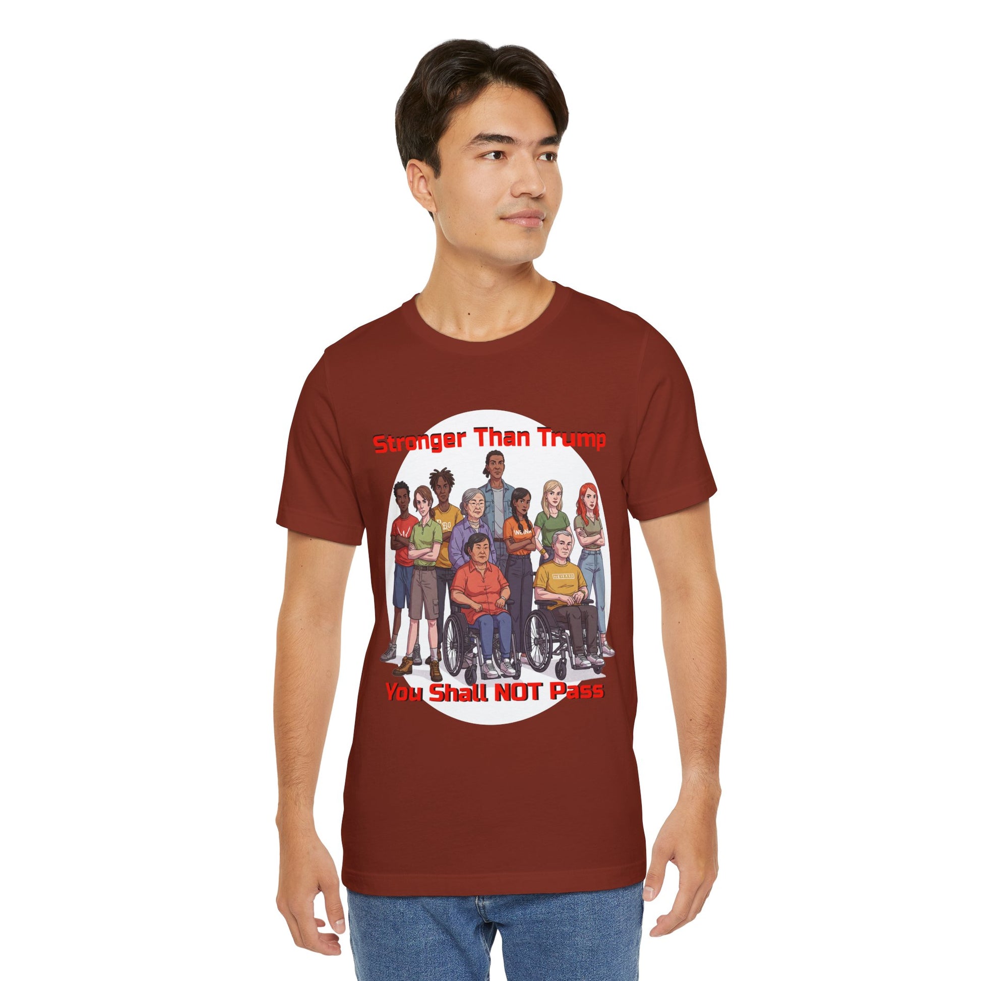 Stronger Than Trump Graphic Tee | Unisex Jersey Short Sleeve Shirt - Protest Tee - Activist Wear - Schmartypants