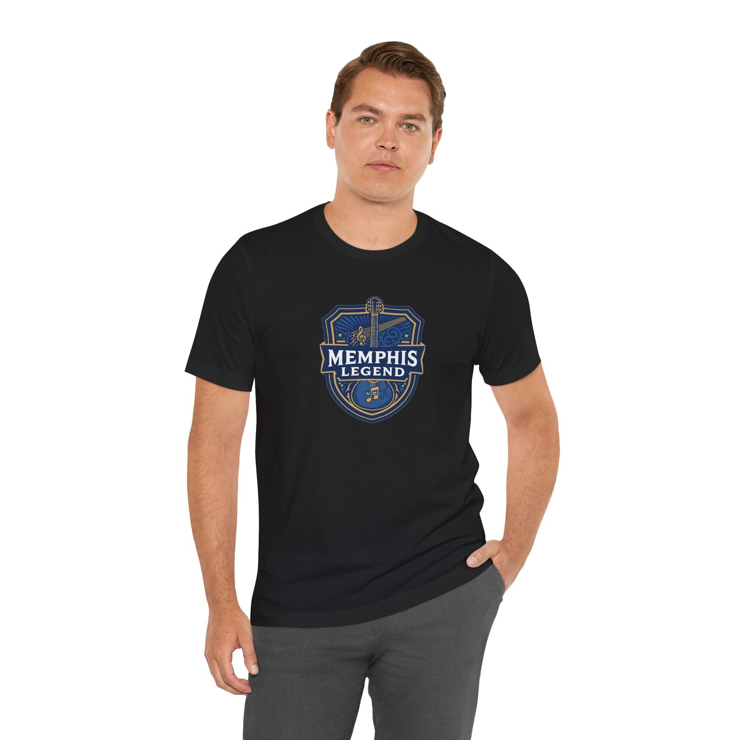 Memphis Legend Unisex Tee, Graphic Tee, Sports Fan Shirt, Casual Wear, Gift for Sports Lovers, Musicians, Memphis Souvenir T-Shirt