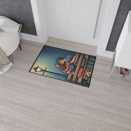 Heavy Duty Floor Mat with Romantic Couple Design, Durable Entryway Mat, Perfect for Home Decor, Valentine's Day Gift, Love Themed [...]