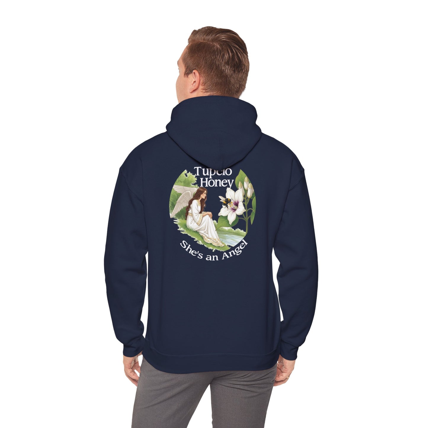 Tupelo Honey Hoodie, Van Morrison Inspired Sweatshirt, Angel River Concert Wear, Classic Rock Fan Gift, Unisex Heavy Blend Hooded Sweater