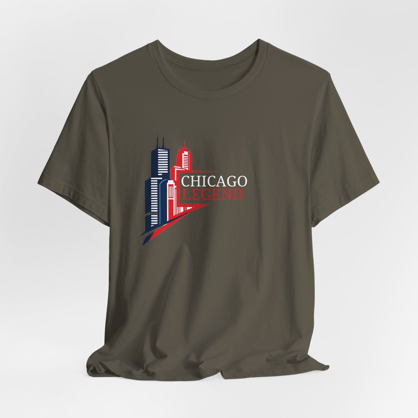 Classic Chicago Legend Graphic Unisex T-Shirt, Chicago Gift, City Pride Apparel, Urban Style Shirt, Travel Souvenir Tee