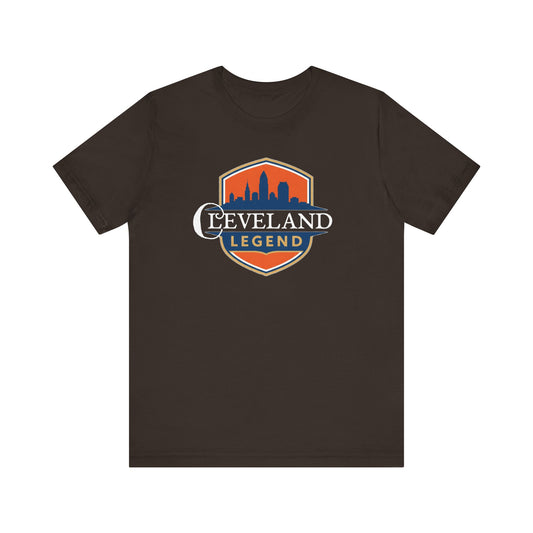 Cleveland Legend Unisex Tee - Casual Graphic Shirt, Gift for Sports Fans, Summer Essential, Unique Ohio Pride Tee, Cleveland Souvenir Tee