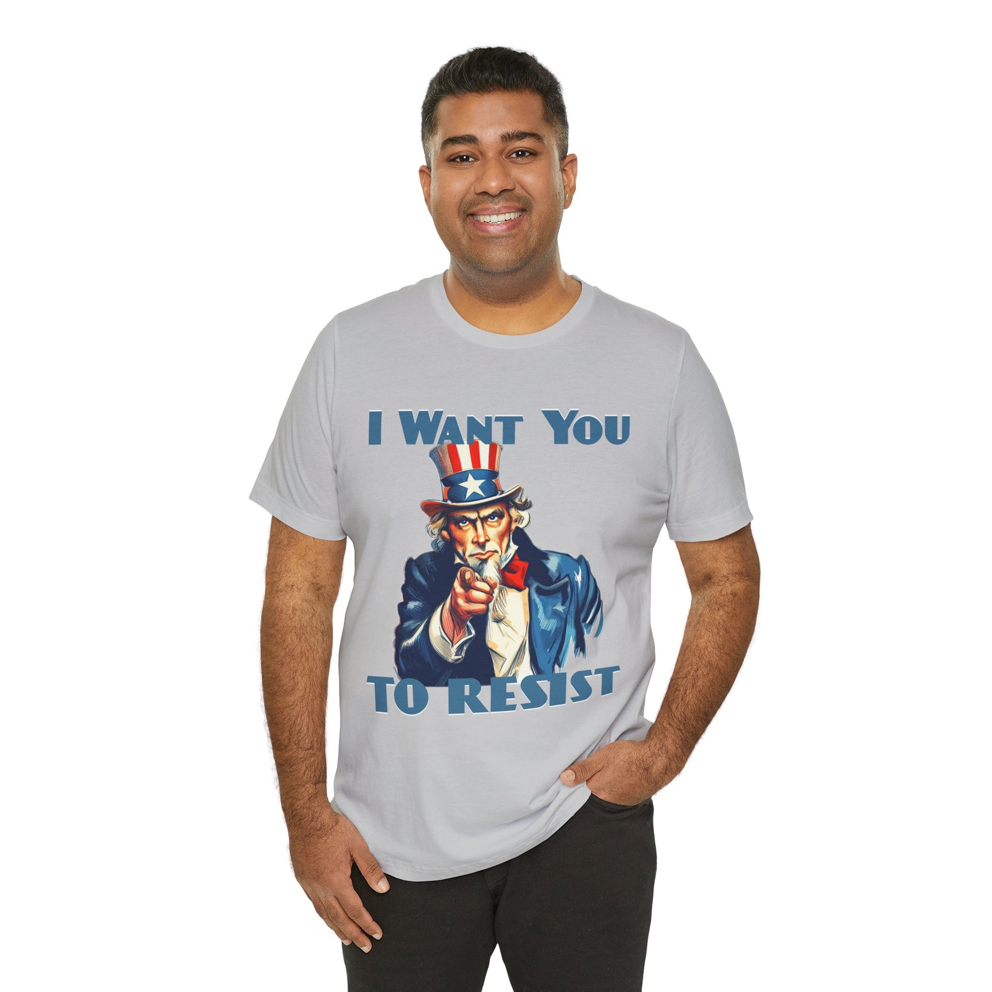 Vintage Uncle Sam 'I Want You to Resist' Unisex Tee - Protest Wear - Clever Resist Tee - Schmartypants