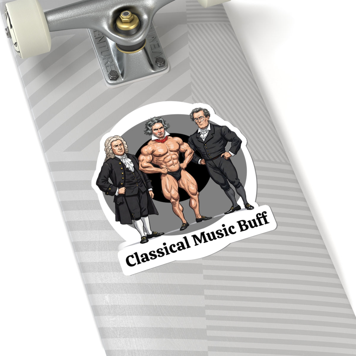 Hilarious Classical Music Buff Stickers | Fun Decor for Music Lovers, Gift for Musicians, Laptop | Funny Classical Composers Design - Schmartypants