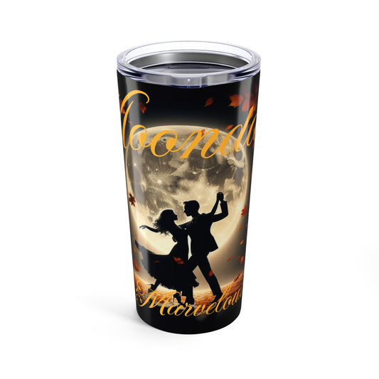 Romantic Autumn Moondance 20oz Tumbler - Perfect for Cozy Nights & Special Celebrations, Gift for Van Morrison and Music Lovers - Schmartypants