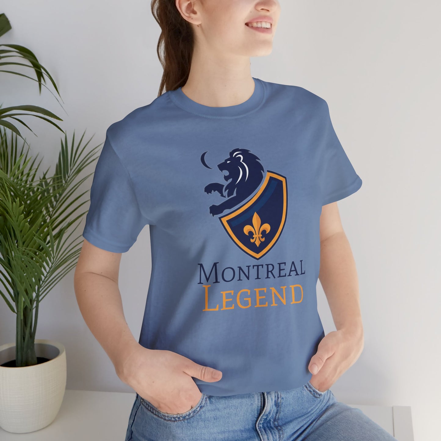 Montreal Legend Tee - Unisex Graphic Shirt, Vintage Style, Casual Outfit, Gift for Him/Her, Sports Lover Apparel, Montreal Souvenir Tee
