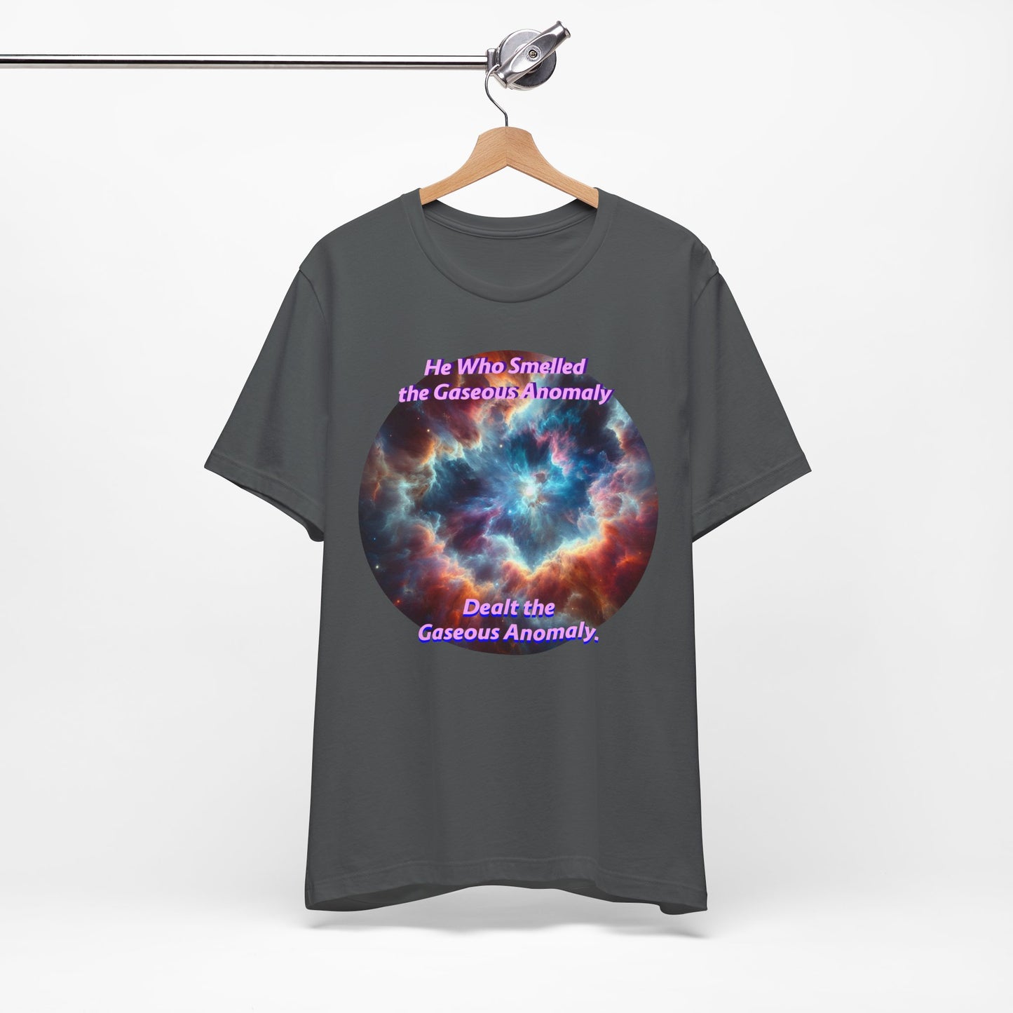 Hilarious Gaseous Anomaly Tee - Unisex Jersey Short Sleeve T-Shirt - Science Fiction Lovers - Star Trek Fans - Schmartypants