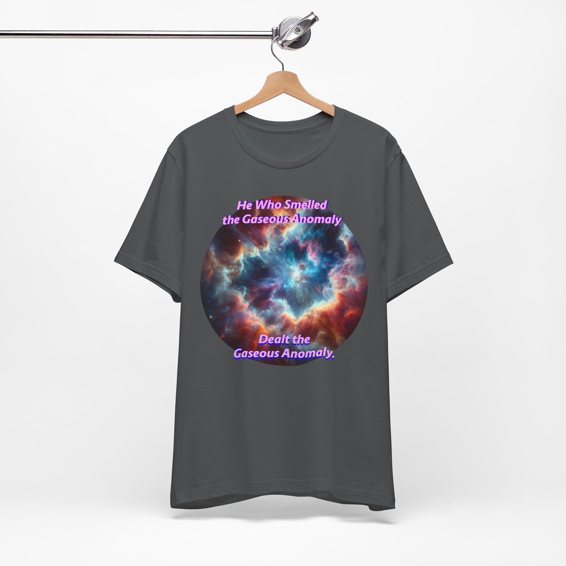 Hilarious Gaseous Anomaly Tee - Unisex Jersey Short Sleeve T-Shirt - Science Fiction Lovers - Star Trek Fans - Schmartypants