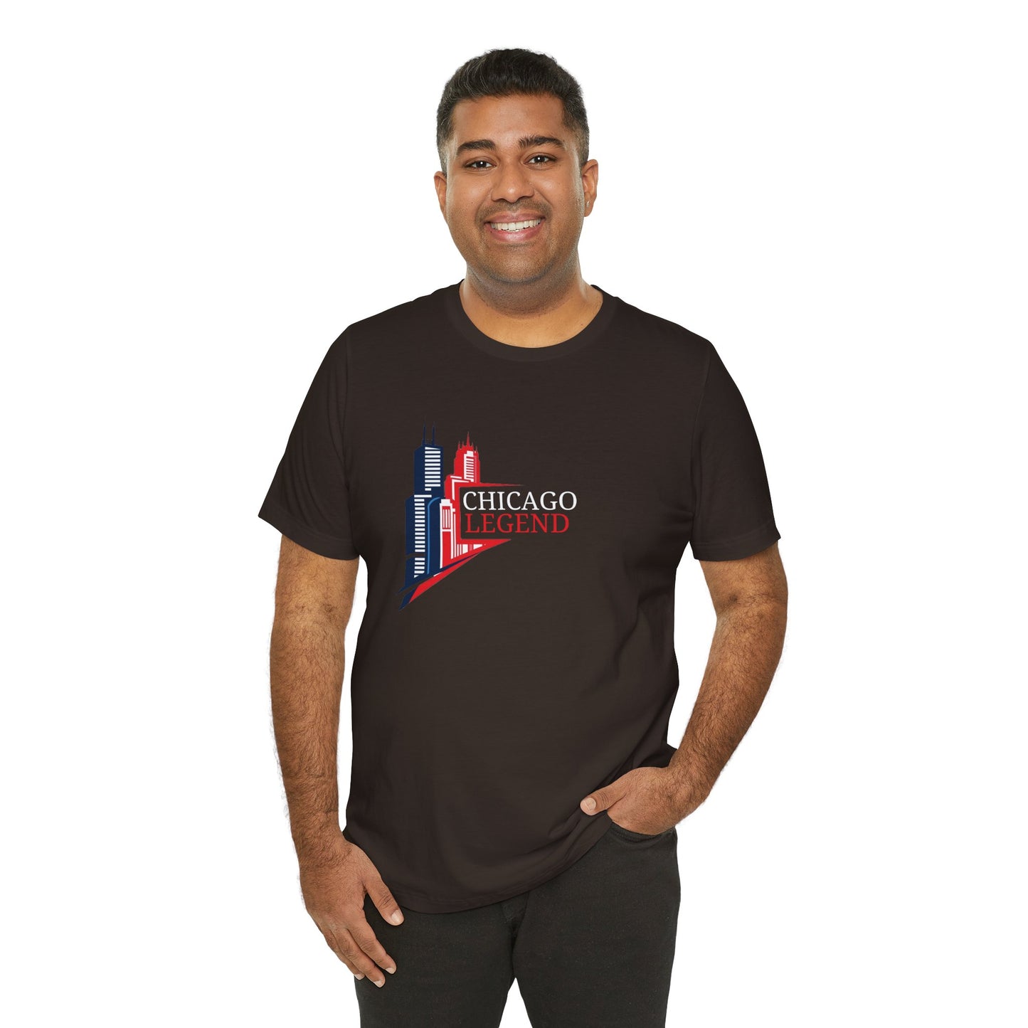 Classic Chicago Legend Graphic Unisex T-Shirt, Chicago Gift, City Pride Apparel, Urban Style Shirt, Travel Souvenir Tee