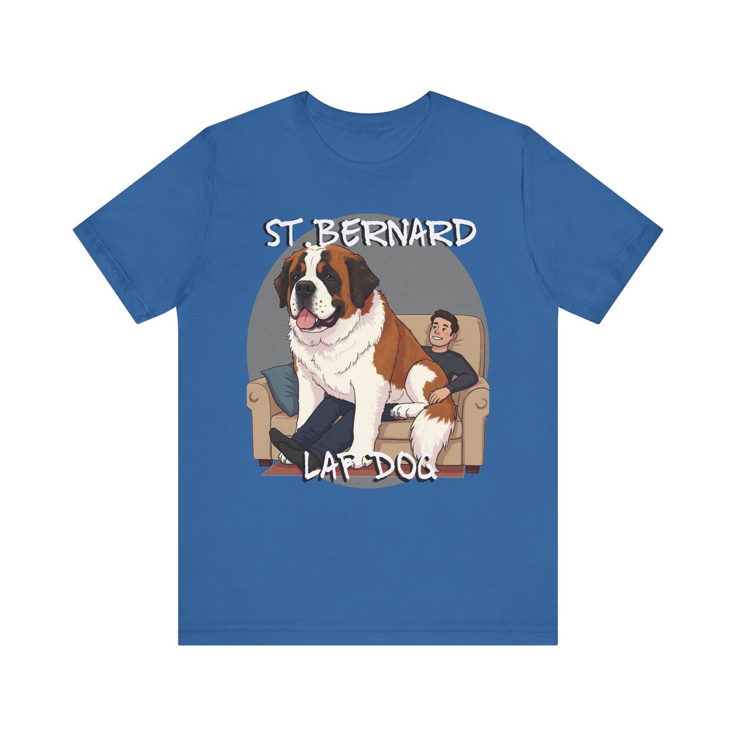 St. Bernard Funny Dog Tee - Unisex Jersey Short Sleeve T-Shirt - Schmartypants