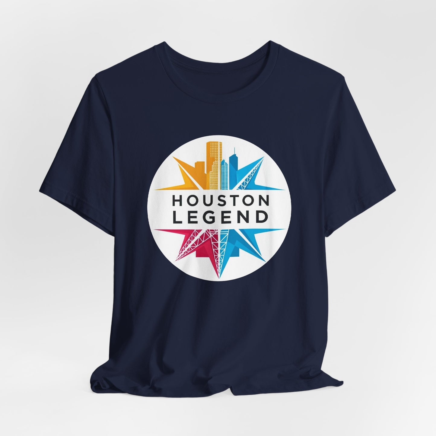 Houston Legend Short Sleeve Tee, Unisex T-Shirt, Houston Souvenir, Urban Fashion, Casual Wear, Gift for Houston Lovers