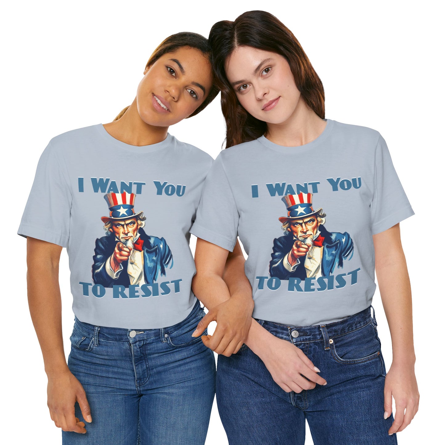 Vintage Uncle Sam 'I Want You to Resist' Unisex Tee - Protest Wear - Clever Resist Tee - Schmartypants