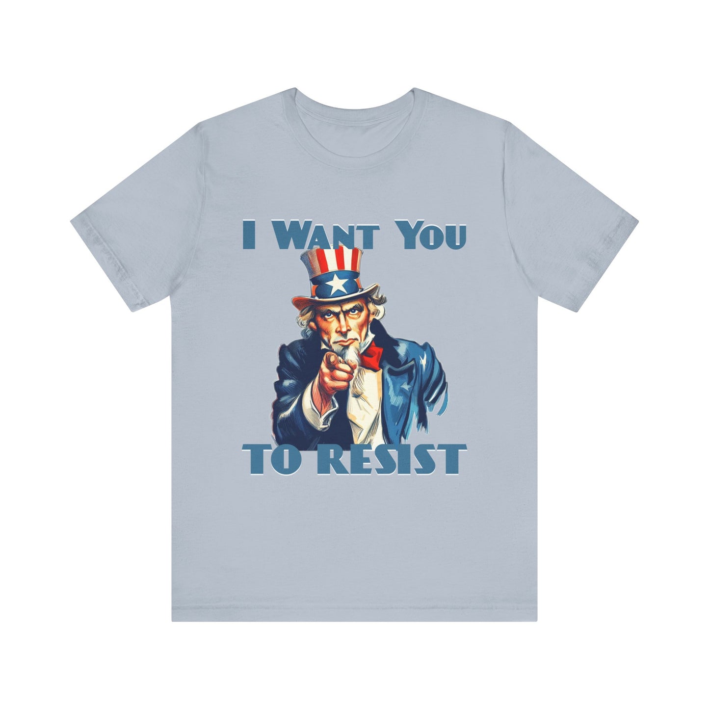 Vintage Uncle Sam 'I Want You to Resist' Unisex Tee - Protest Wear - Clever Resist Tee - Schmartypants