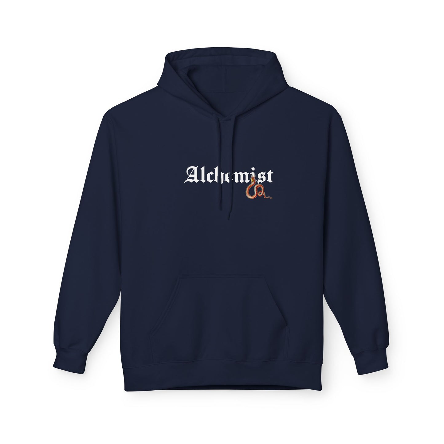 Fantasy Dragon Alchemist Hoodie, Cozy Unisex Pullover, Ideal for Gift, Casual Wear, Magical Conjurer, Ancient Alchemy Design