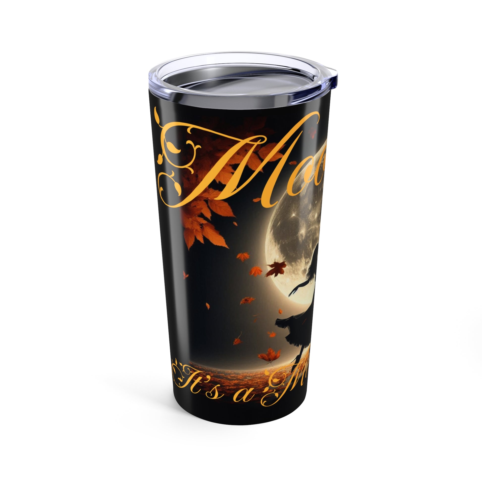 Romantic Autumn Moondance 20oz Tumbler - Perfect for Cozy Nights & Special Celebrations, Gift for Van Morrison and Music Lovers - Schmartypants