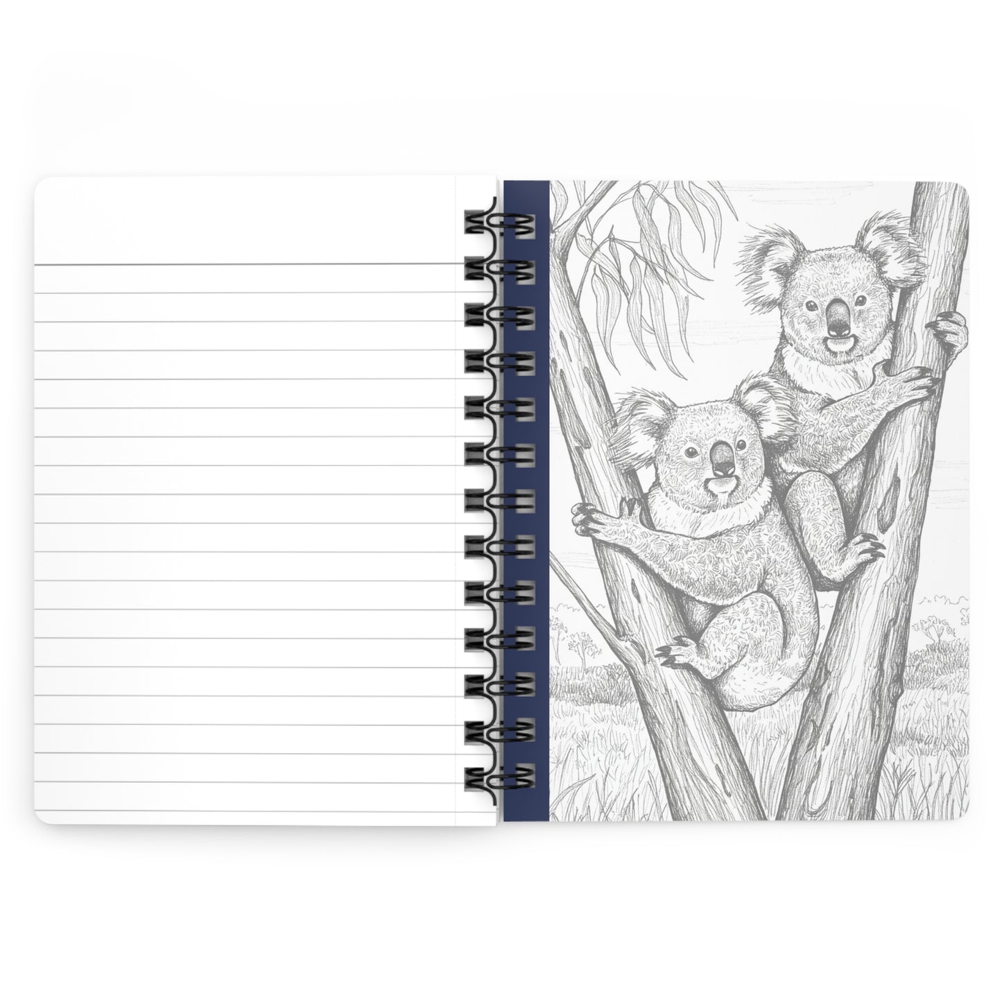 Koala-Themed Spiral Bound Journal - Perfect for Nature Lovers and Gift Giving, Australia Travel Journal - Schmartypants