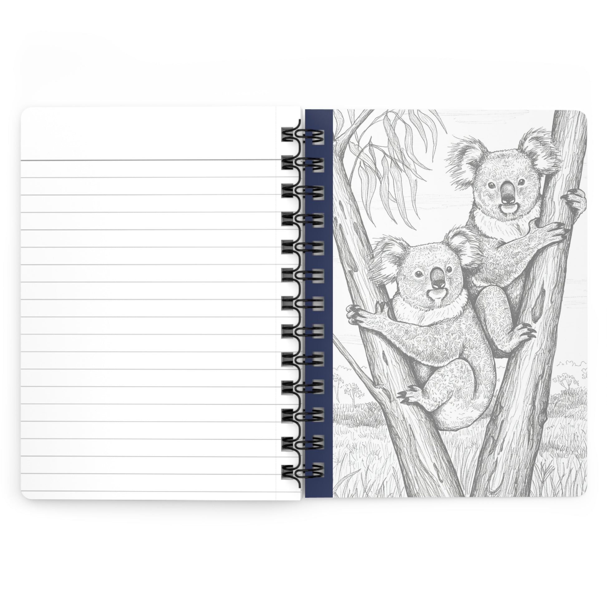 Koala-Themed Spiral Bound Journal - Perfect for Nature Lovers and Gift Giving, Australia Travel Journal - Schmartypants
