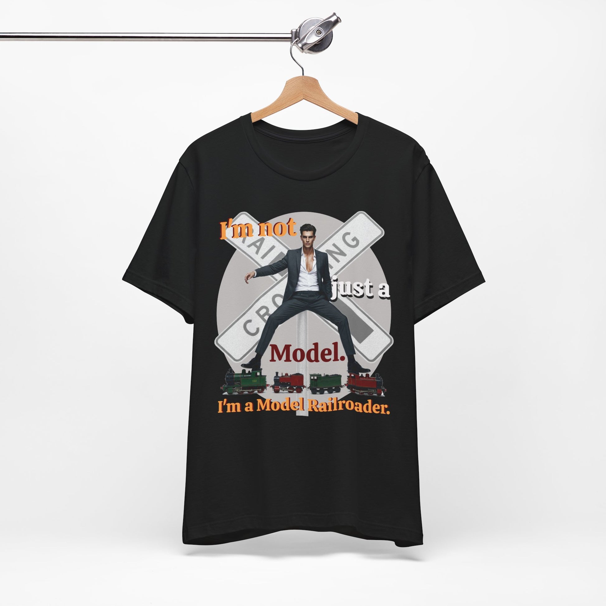 Funny Model Railroader Tee - Perfect Gift for Train Enthusiasts - Schmartypants